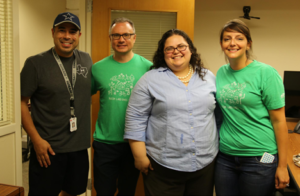 Pictured from left to right: David Lopez, Martin M.S. Assistant Principal, Tyson Tuttle, Silicon Labs CEO, Monica De La Garza-Conness, Martin M.S. Principal and Jackie Padgett, Silicon Labs 